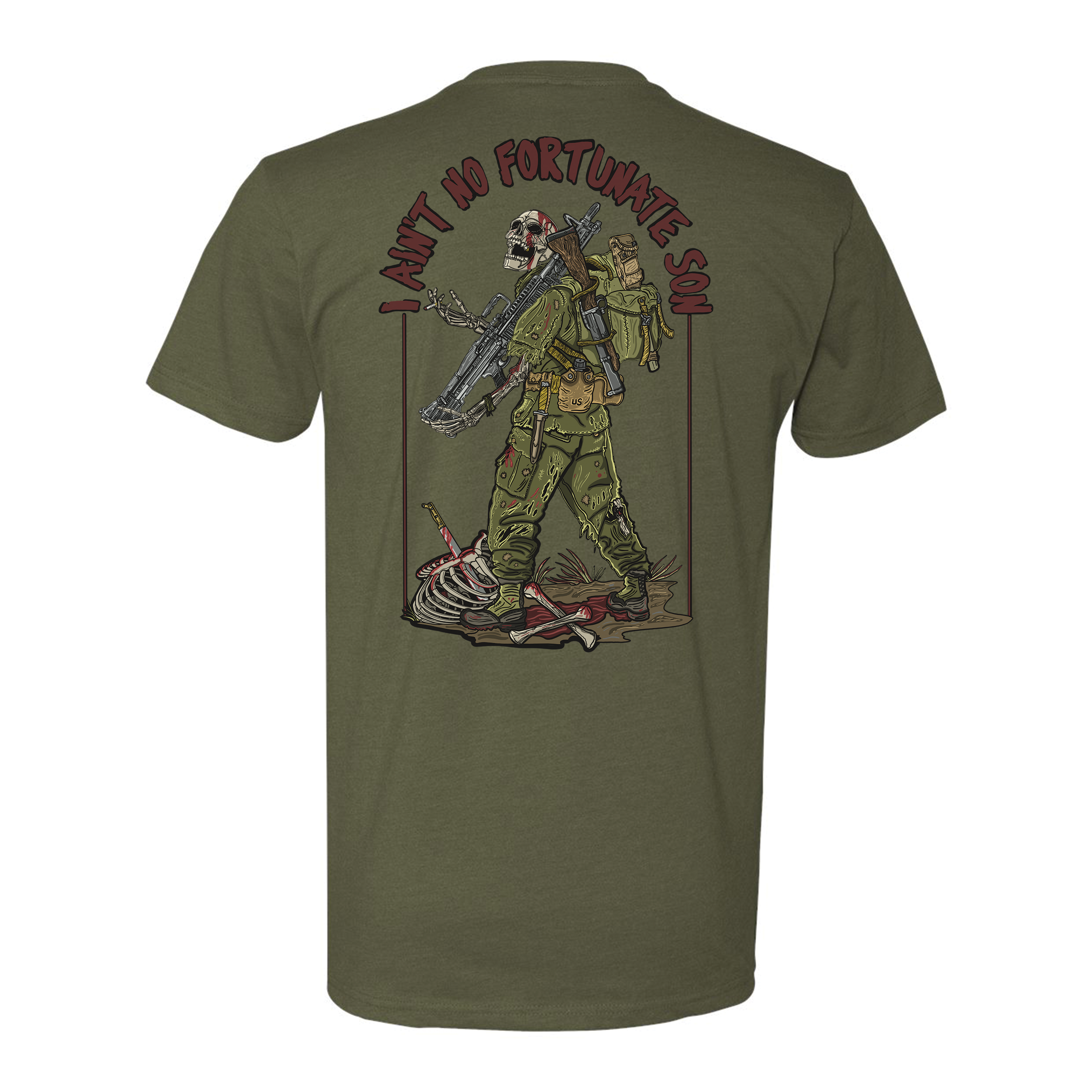 Fortunate Son Tee Hoodie, Sweatshirt | CoreVibeTees.com (Image 3)