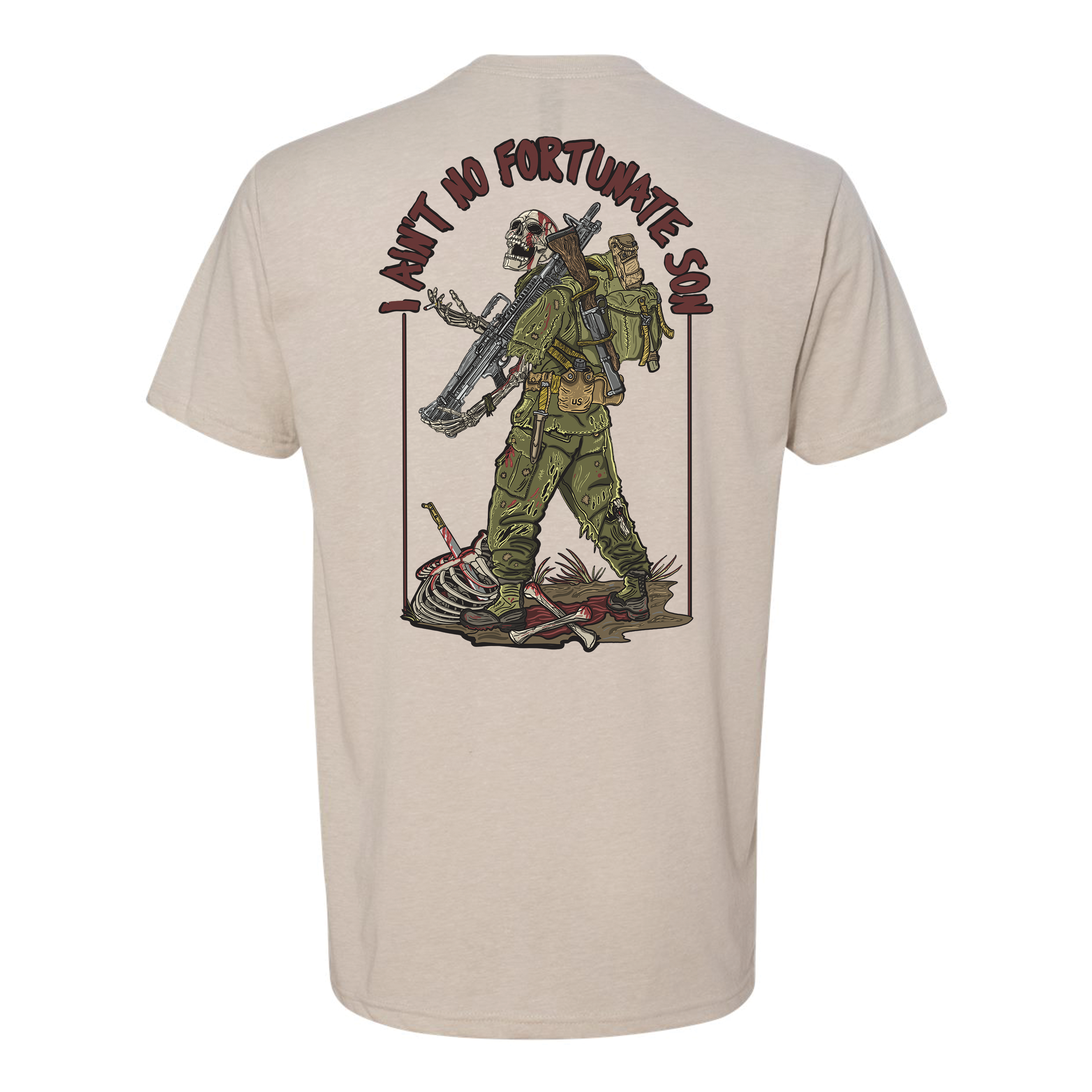 Fortunate Son Tee Hoodie, Sweatshirt | CoreVibeTees.com (Image 2)