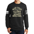 Four Wheels Move The Body Sweatshirt Style001 T-Shirts, Hoodie | CoreVibeTees.com (Image 1)