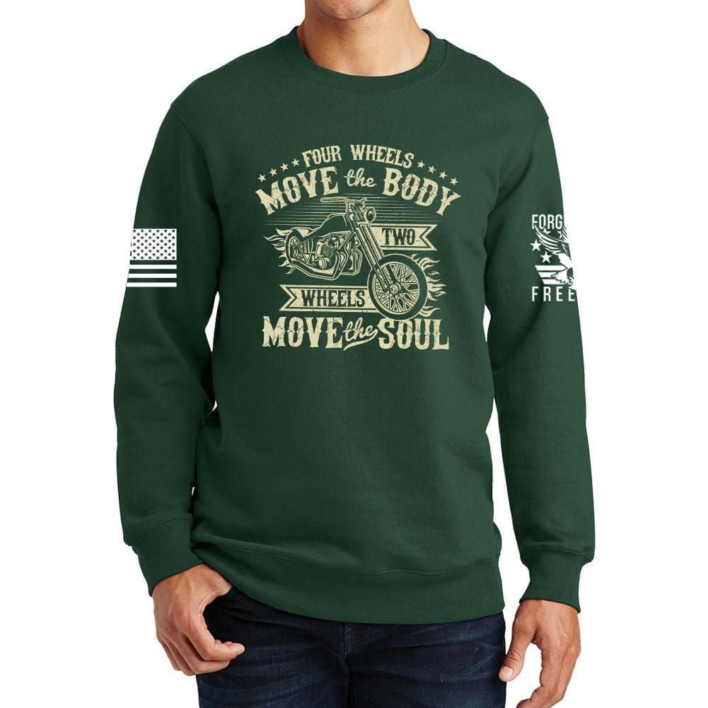 Four Wheels Move The Body Sweatshirt Style001 T-Shirts, Hoodie | CoreVibeTees.com (Image 2)