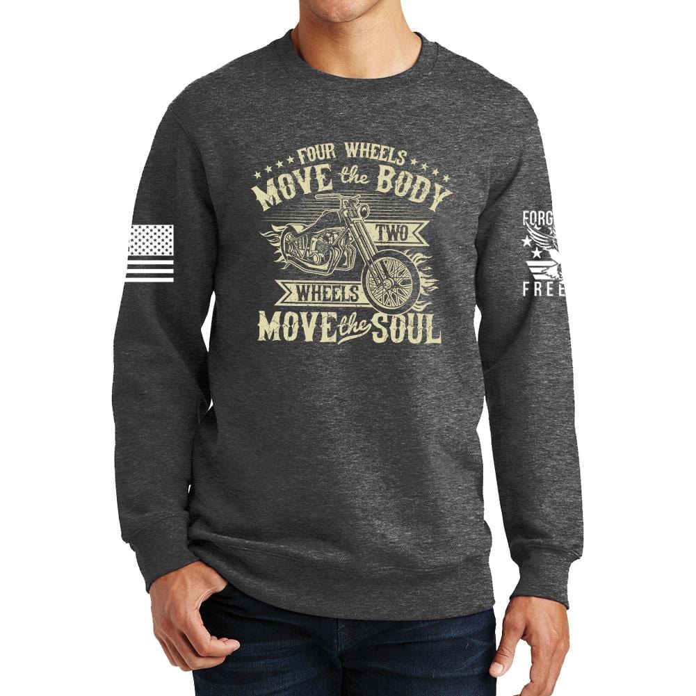 Four Wheels Move The Body Sweatshirt Style001 T-Shirts, Hoodie | CoreVibeTees.com (Image 3)