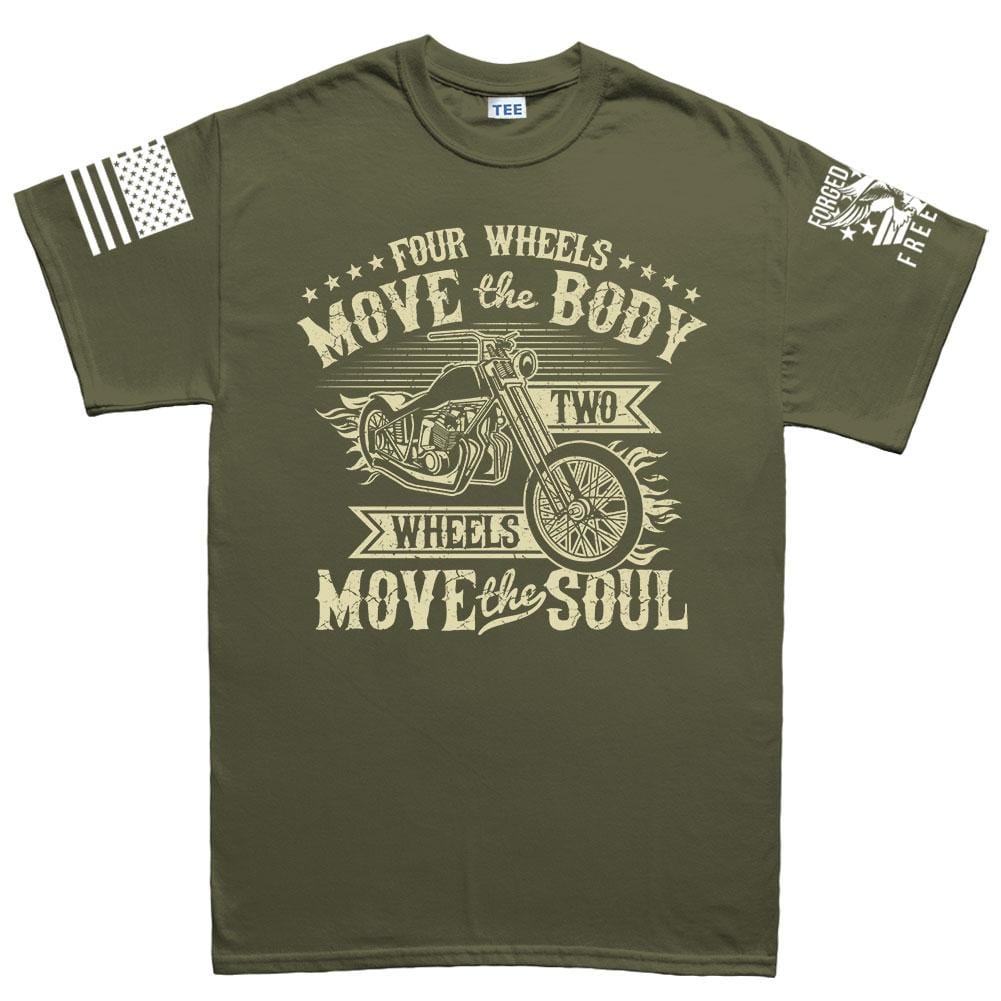 Four Wheels Move The Body Men's T-shirt Style001 Hoodie, Sweatshirt | CoreVibeTees.com (Image 4)