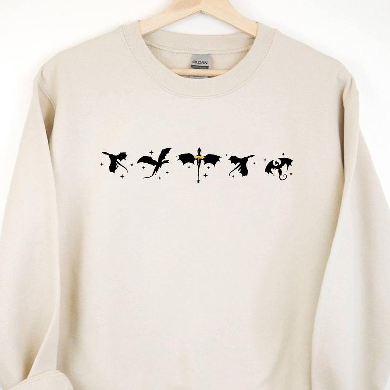 Fourth Wing Sweatshirt, Basgiath War College Tshirt, Violet Sorrengail, Bookish Shirt, Xaden Riorson, Gifts For Readers, Fantasy Book Dragon