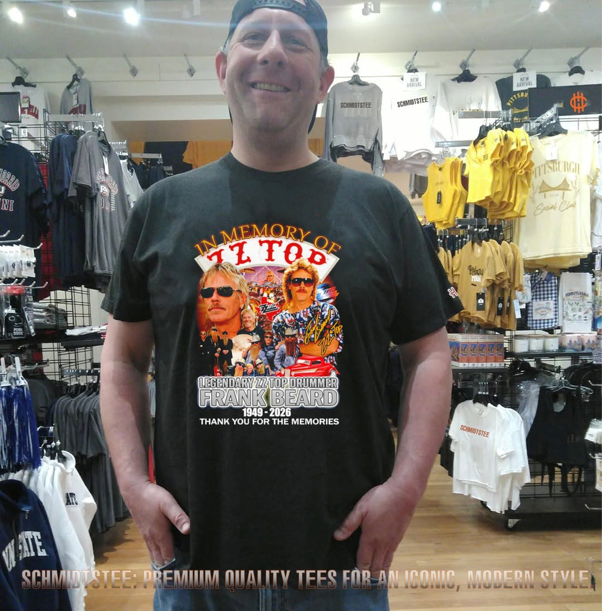 Frank Beard 1949-2026 In Memory of ZZ Top Legendary Drummer shirt