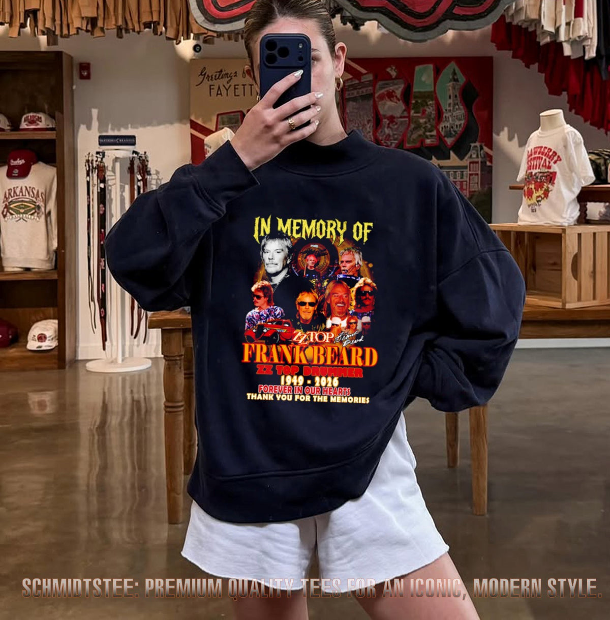 Frank Beard In Memory of ZZ Top Drummer 1949-2026 Forever in Our Hearts shirt