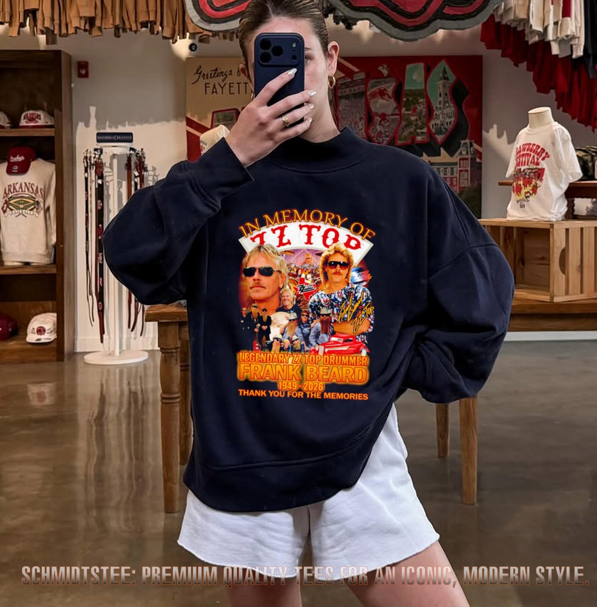 Frank Beard In Memory of ZZ Top Legendary Drummer 1949-2026 shirt