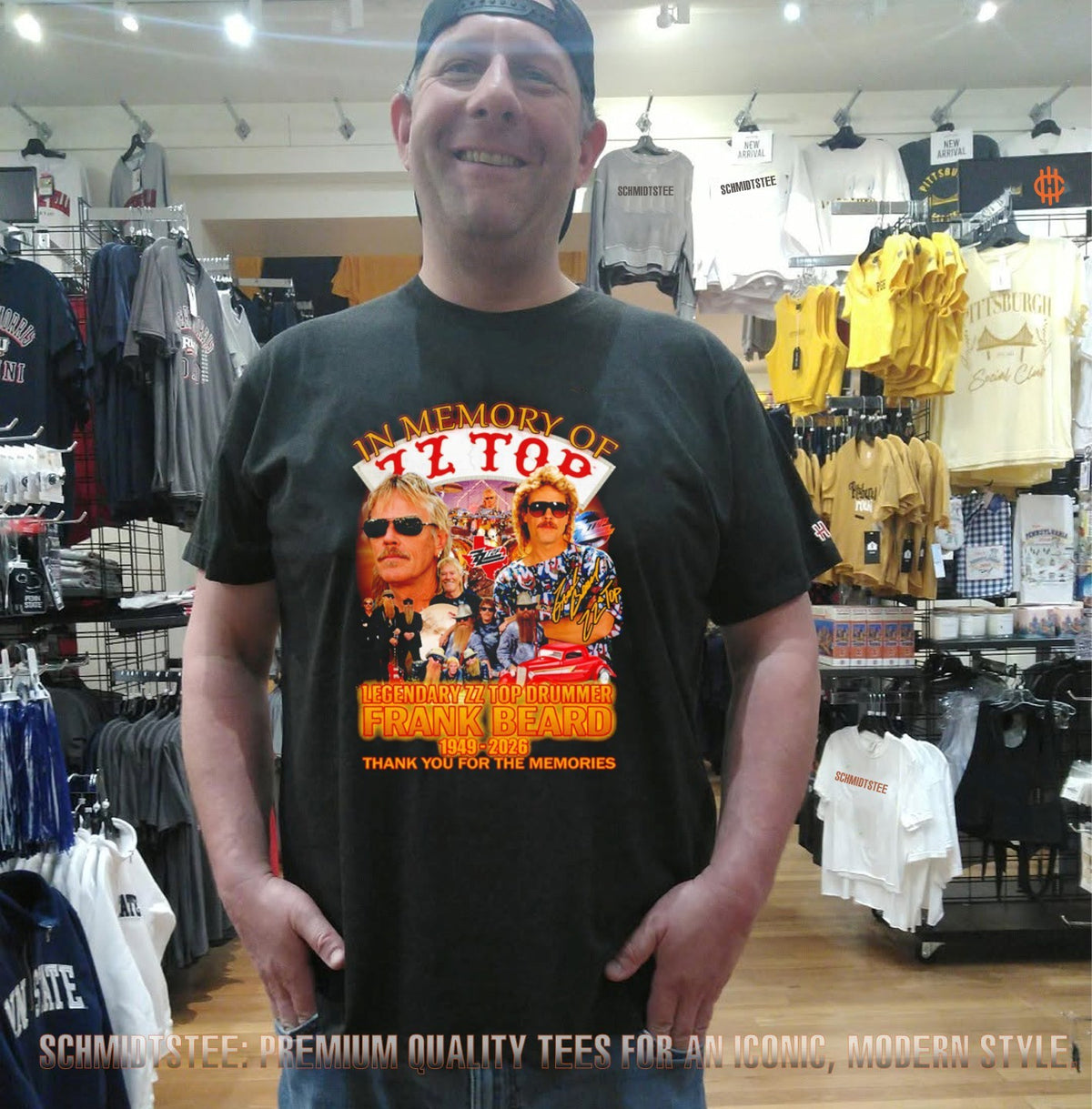 Frank Beard In Memory of ZZ Top Legendary Drummer 1949-2026 shirt