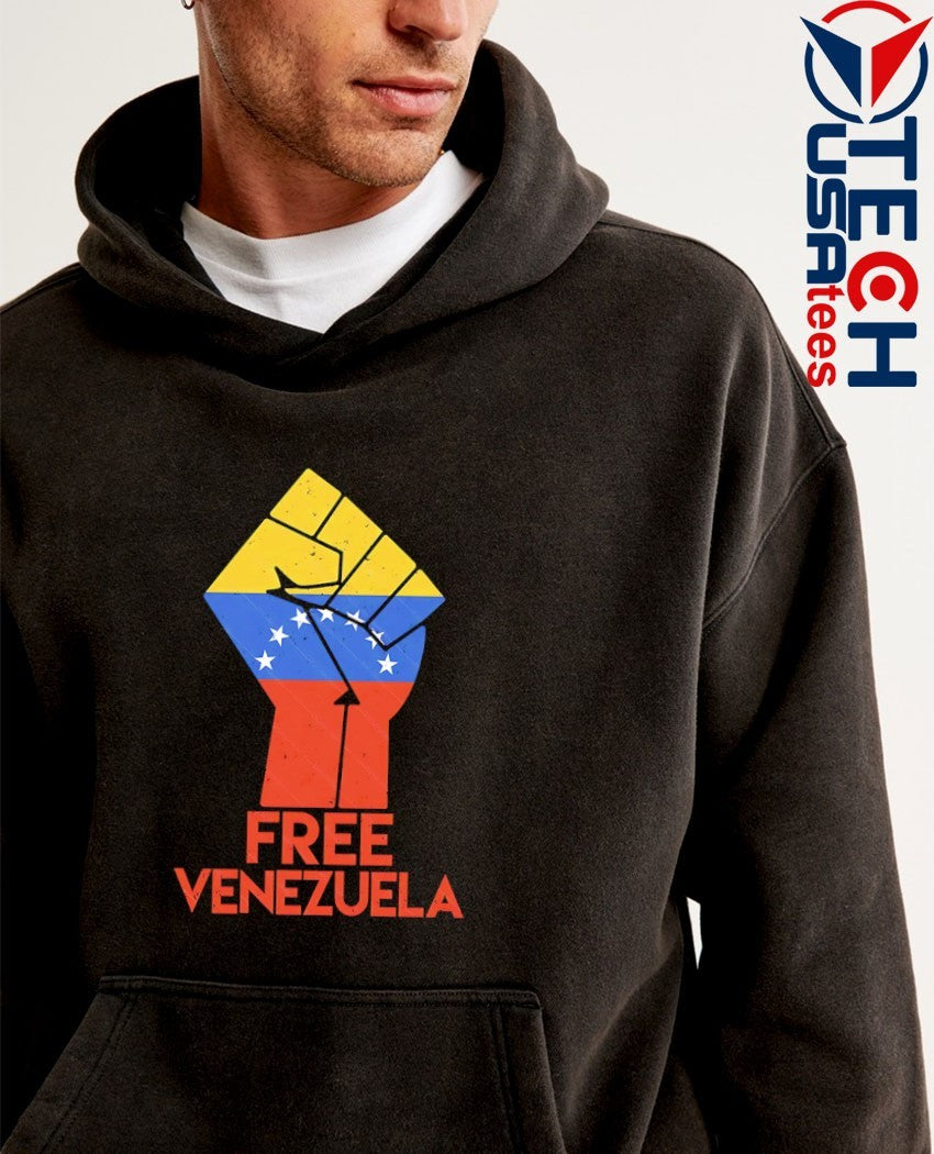 Free for Venezuela hand fist shirt