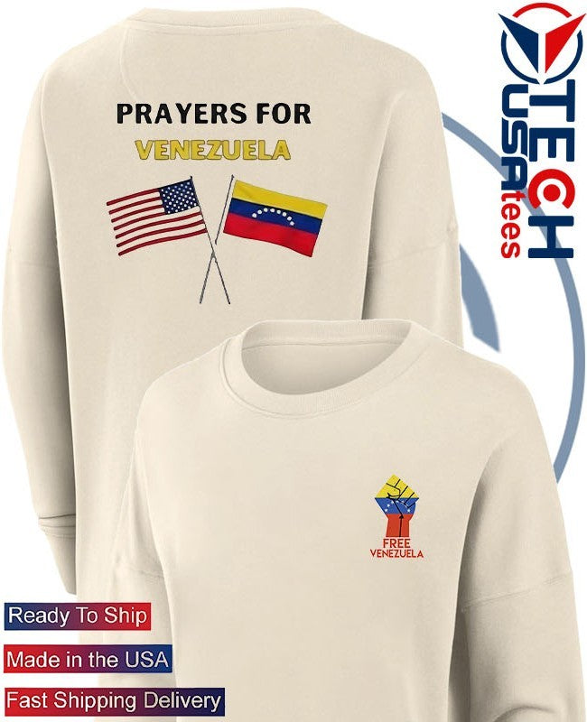 Free for Venezuela hand fist flag shirt