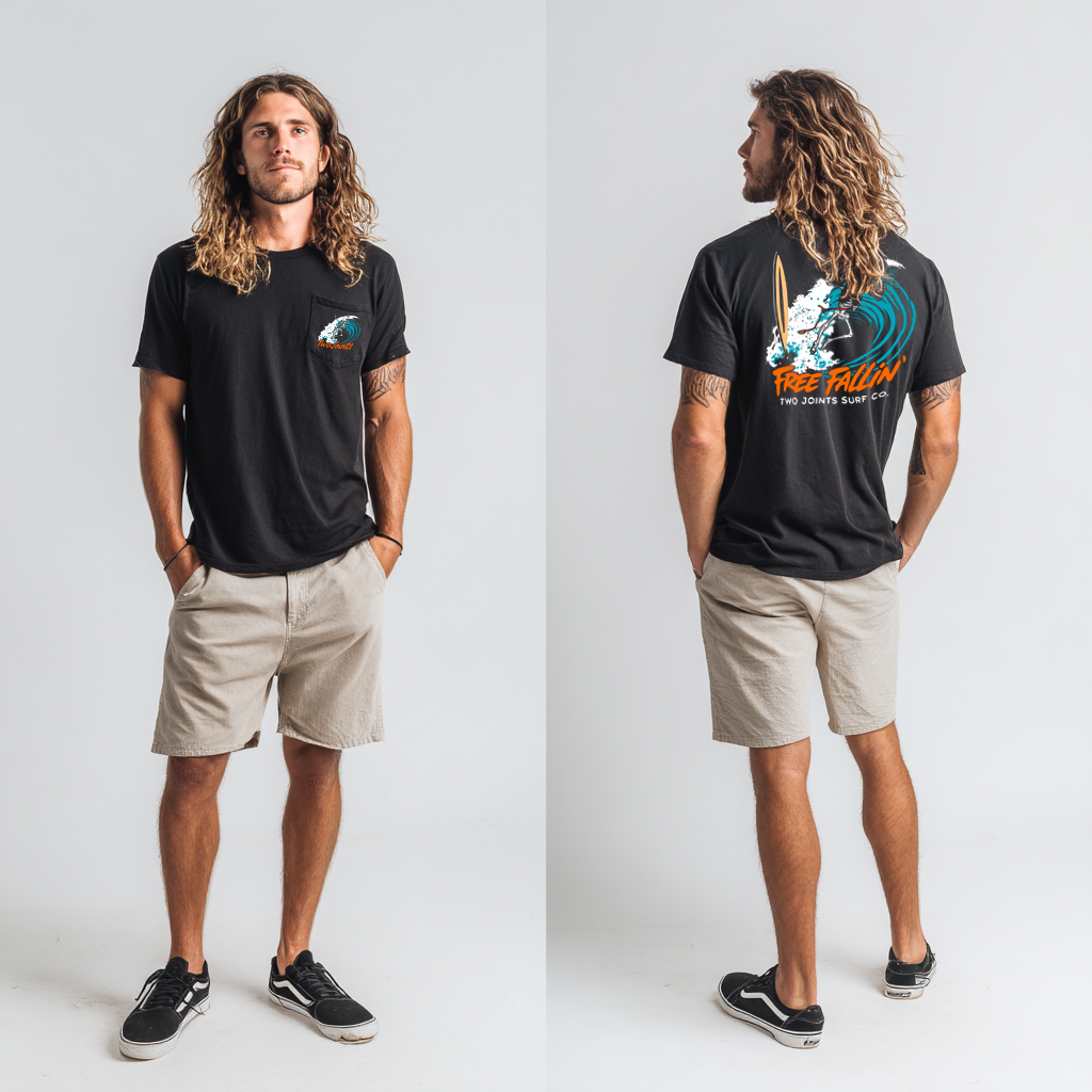 Free Fallin' Tee Hoodie, Sweatshirt | CoreVibeTees.com (Image 2)