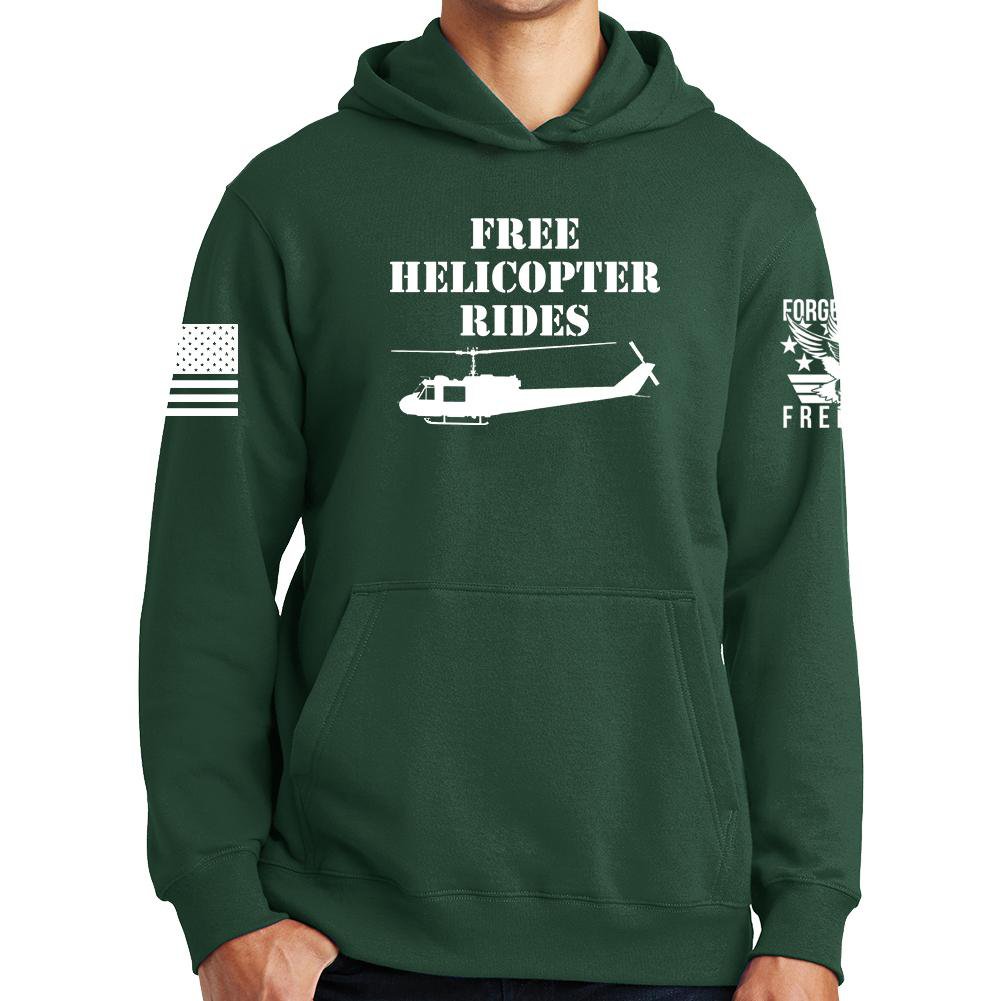Free Helicopter Rides Hoodie Style001 T-Shirts, Sweatshirt | CoreVibeTees.com (Image 3)