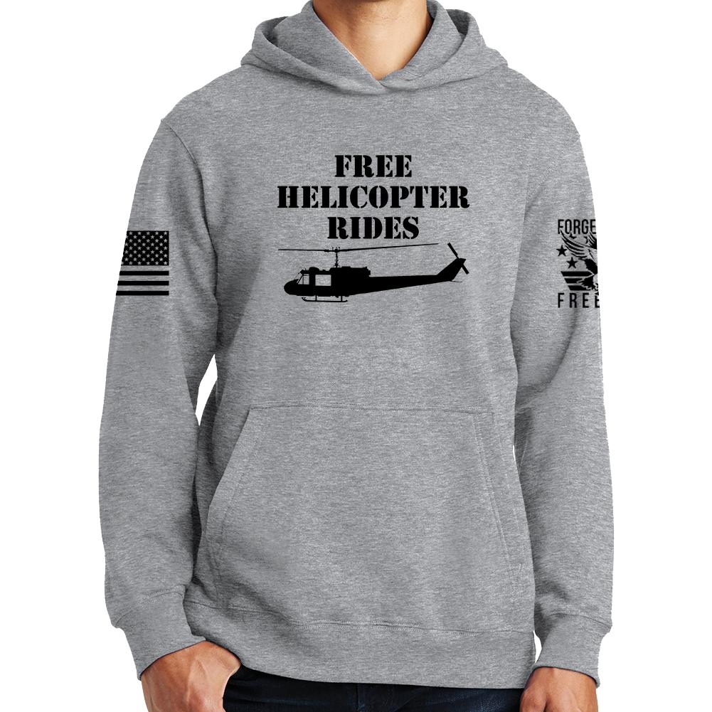 Free Helicopter Rides Hoodie Style001 T-Shirts, Sweatshirt | CoreVibeTees.com (Image 5)