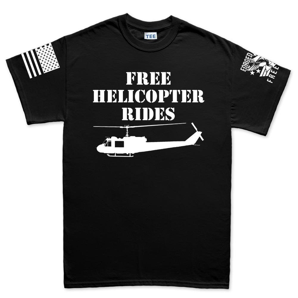Free Helicopter Rides Men's T-shirt Style001 Hoodie, Sweatshirt | CoreVibeTees.com (Image 1)