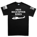Free Helicopter Rides Men's T-shirt Style001 Hoodie, Sweatshirt | CoreVibeTees.com (Image 1)