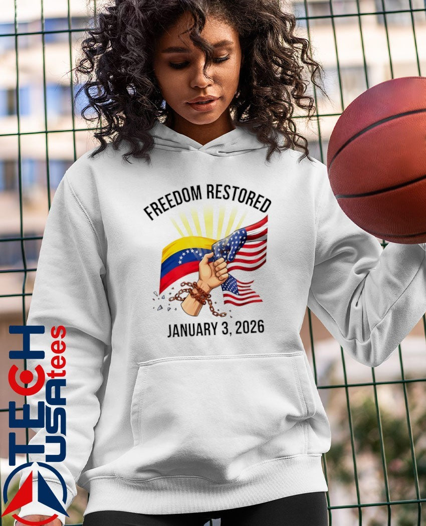 Freedom Restored Venezuela 2026 Operation Absolute Resolve January 3 shirt