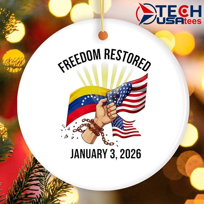 Freedom Restored Venezuela 2026 Operation Absolute Resolve January 3 shirt