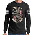 Freedom is Loud Long Sleeve T-shirt Style001 Hoodie, Sweatshirt | CoreVibeTees.com (Image 1)