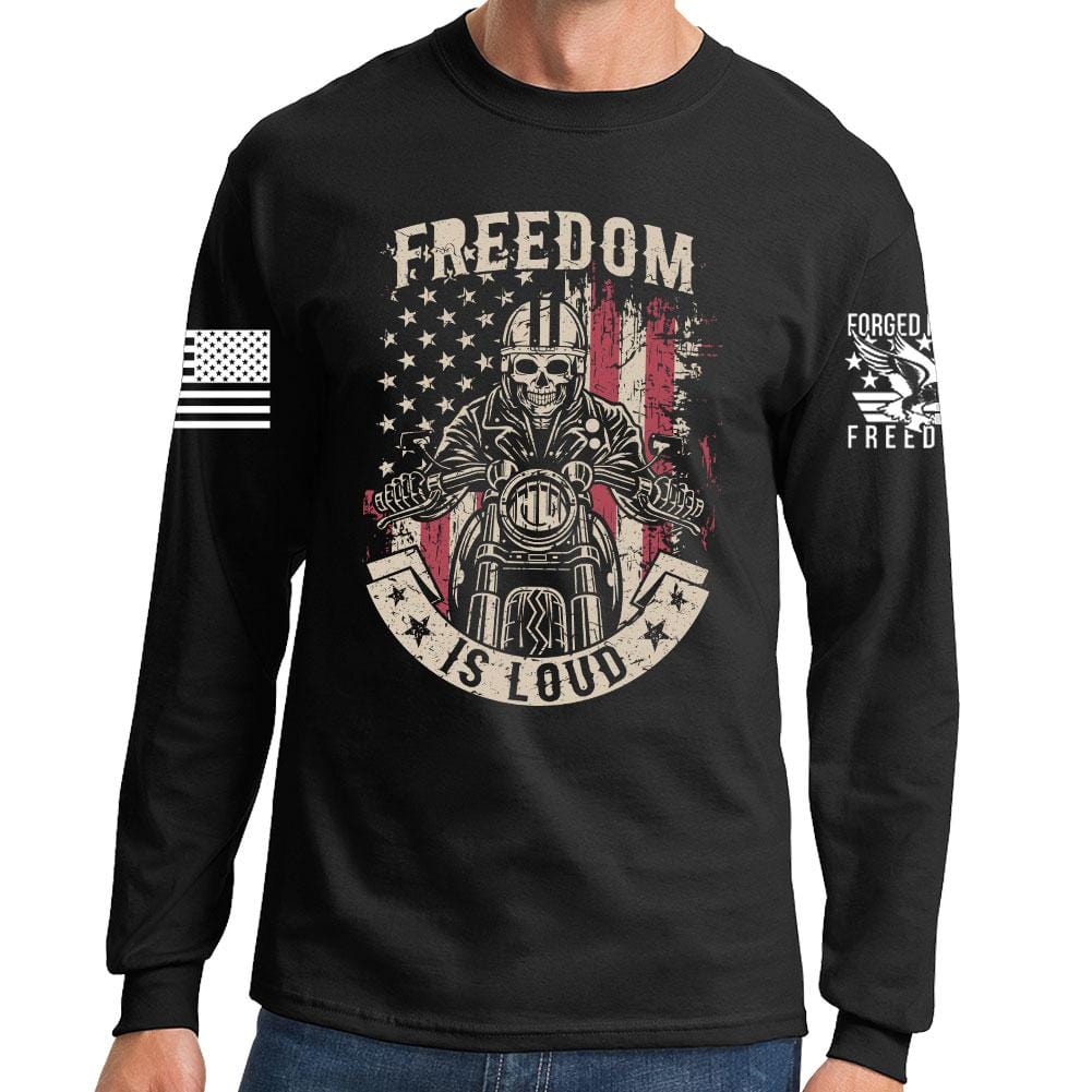 Freedom is Loud Long Sleeve T-shirt Style001 Hoodie, Sweatshirt | CoreVibeTees.com (Image 1)