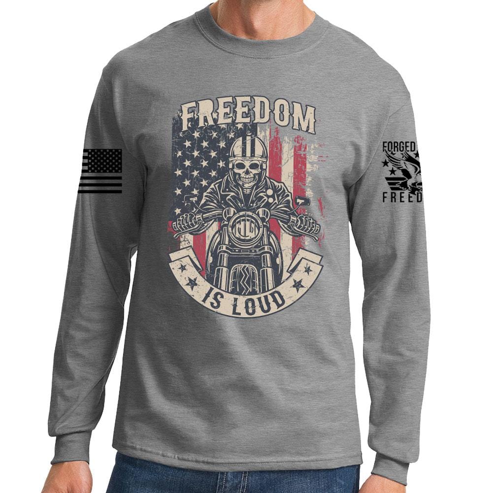 Freedom is Loud Long Sleeve T-shirt Style001 Hoodie, Sweatshirt | CoreVibeTees.com (Image 4)
