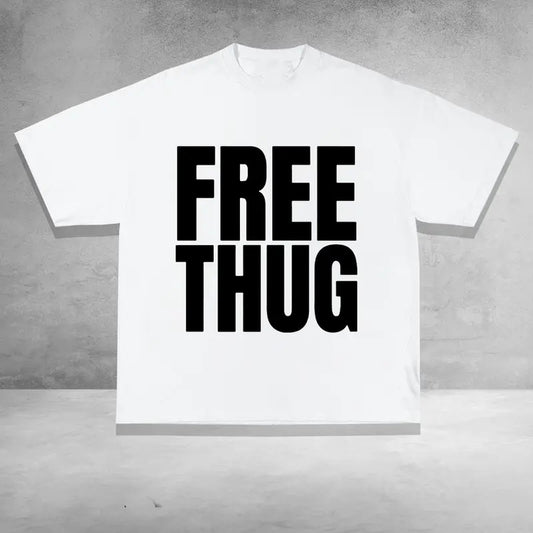 Freeee Thug Tee Trendy Casual Classic