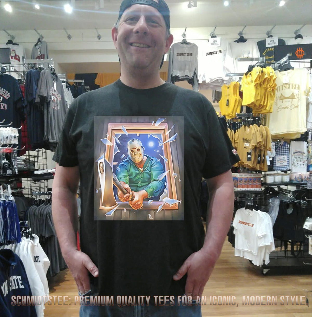 Friday the 13th Jason Voorhees axe Halloween shirt