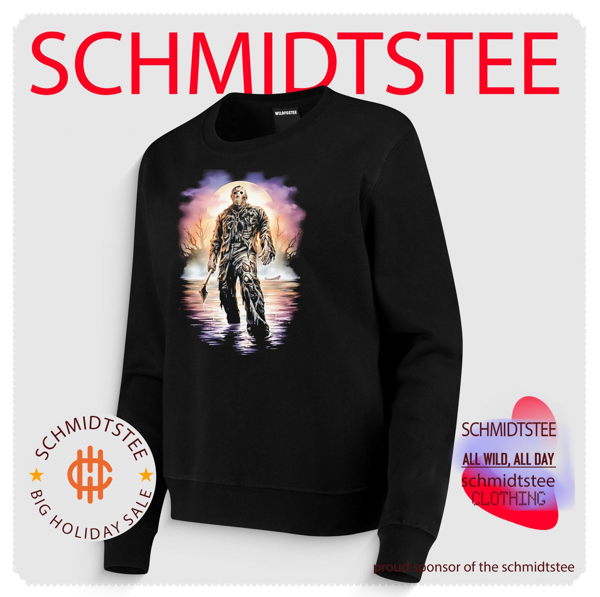 Friday the 13th Jason Voorhees horror Halloween shirt
