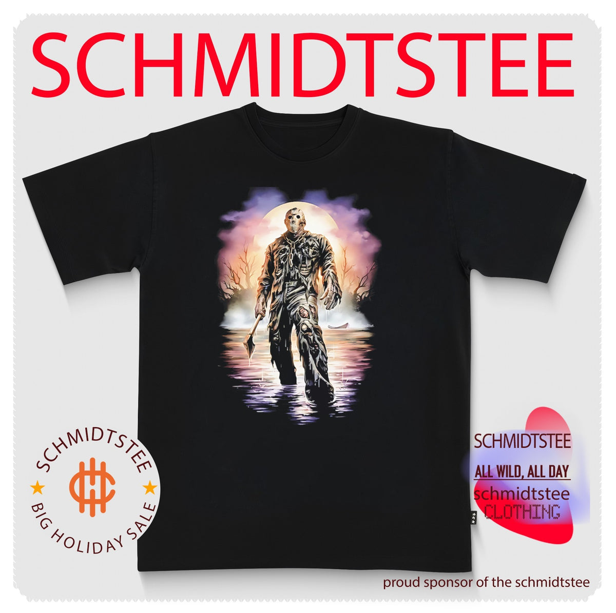Friday the 13th Jason Voorhees horror Halloween shirt