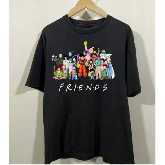 Friends DBZ T-shirt Sweatshirt, DBZ t-shirt, dragon ball z t-shirt Sweatshirt, anime t-shirt Sweatshirt, goku, streetwear, gift for him, hip-hop Sweatshirt