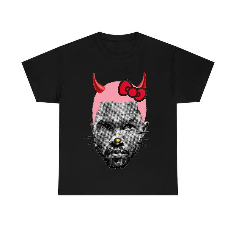 Frightful Fun with Frank's Pink Kitty Halloween Tee
