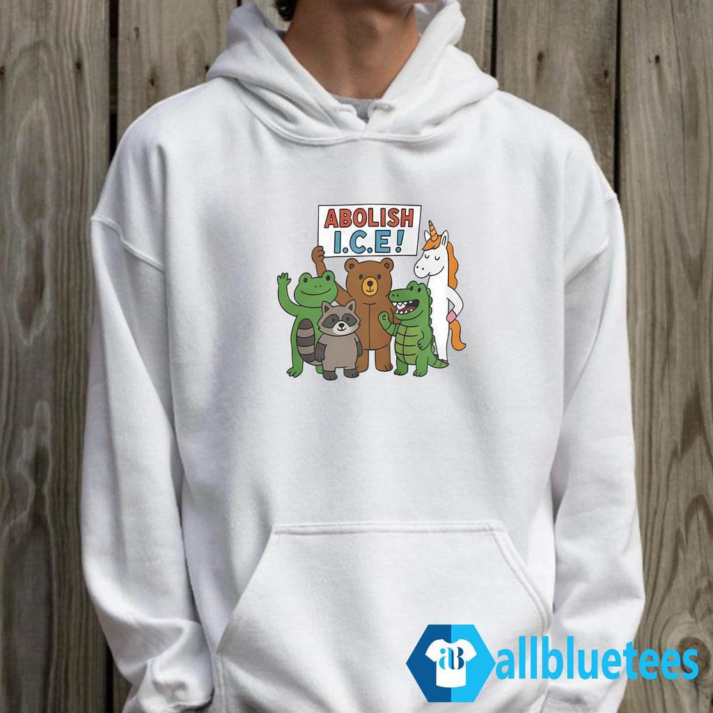 Frog Bear Raccoon Abolish ICE Shirt