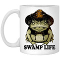 Frog Mushroom Swamp Life Mug