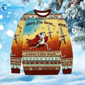 Frog Okay I’m Here Where’s The Work Ugly Christmas Sweater