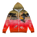 Frutiger Evil Zip Up Hoodie