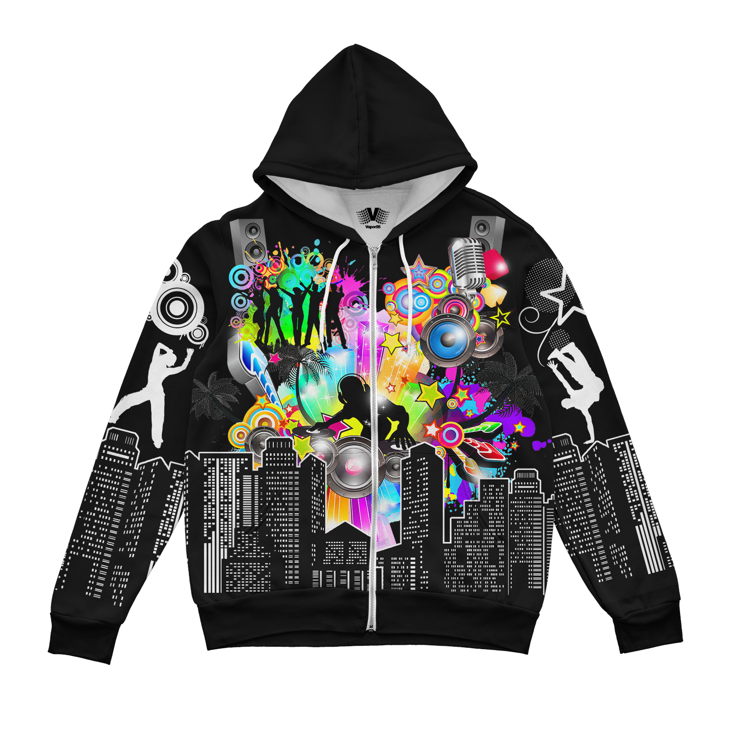 Frutiger Metro Zip Up Hoodie