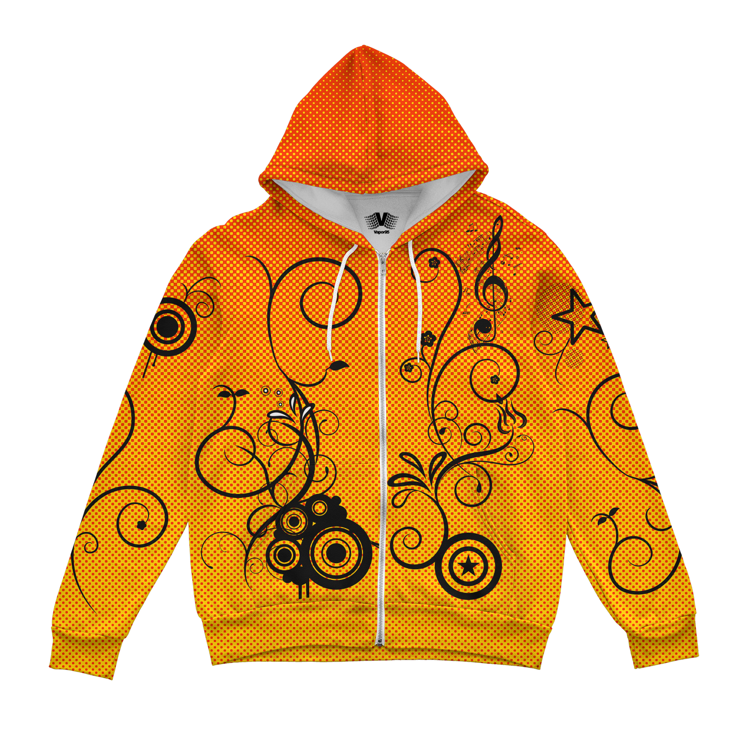Frutiger Vector Zip Up Hoodie