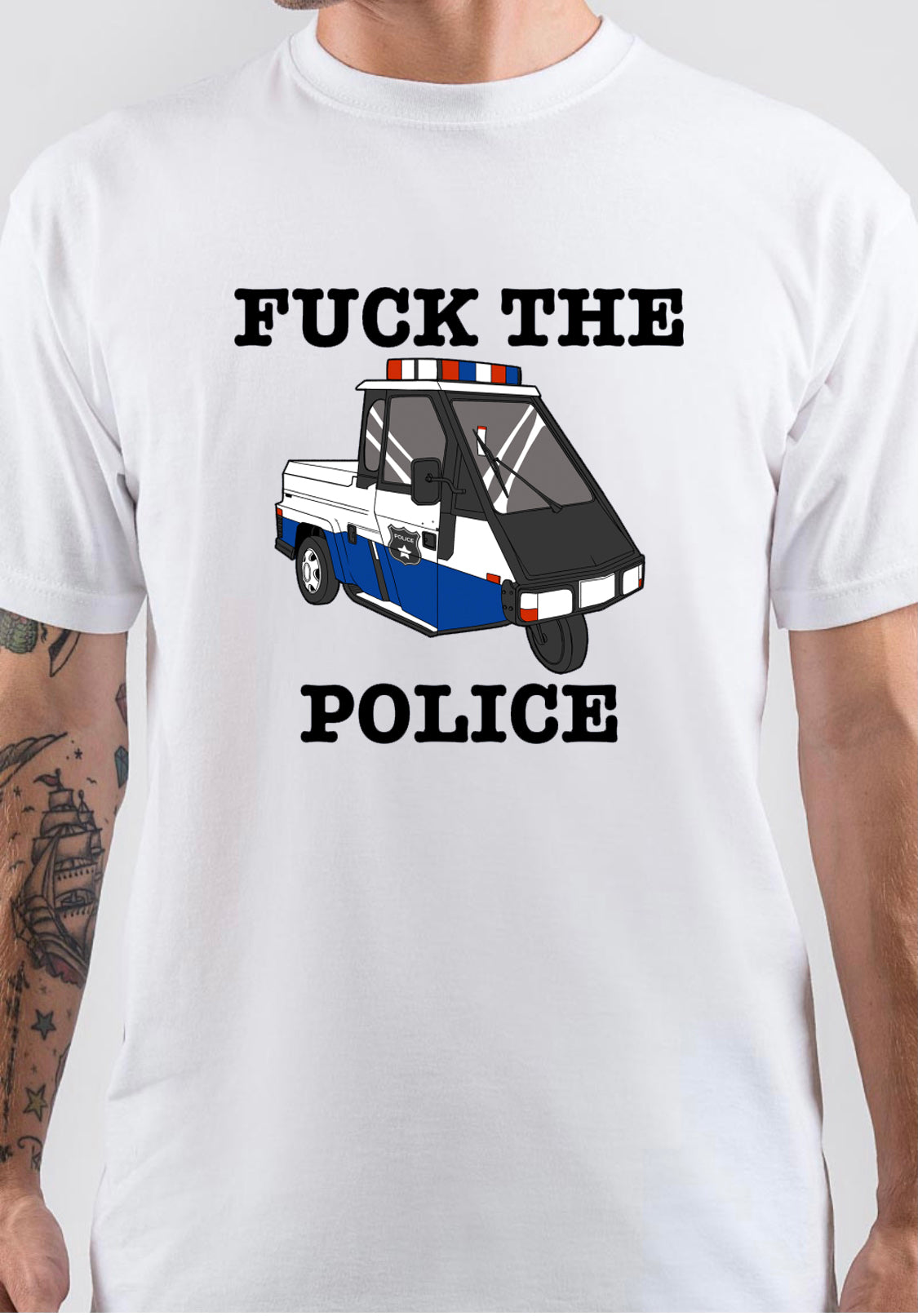 Fuck tha Police White T-Shirt Style003 Hoodie, Sweatshirt | CoreVibeTees.com