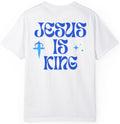 JESUS IS KING Tee White Hoodie, Sweatshirt | CoreVibeTees.com