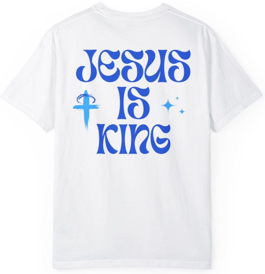 JESUS IS KING Tee White Hoodie, Sweatshirt | CoreVibeTees.com