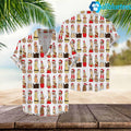 Fun Christmas Cocks Hawaiian Shirt