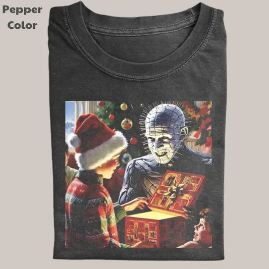 Funny Christmas Vintage Tee, Pinhead T-Shirt, Movies Graphic Tee, Meme Cringe Funny Dumb Shirt, Menswear Womenswear Streetwear