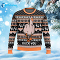 Funny Duck You Ugly Christmas Sweater