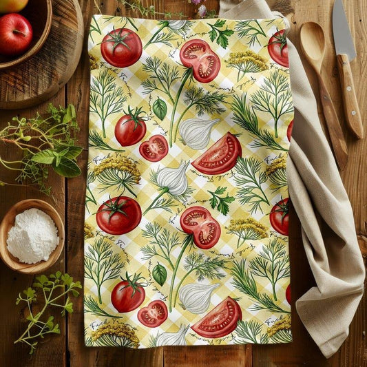 Funny Subtle F Trump Fennel, Dill, Tomato Tea Towels, Anti Trump Salad Mother's Day, Kitchen Decor, Housewarming Gift, Cotton Or Poly Blendstyle{n002}2