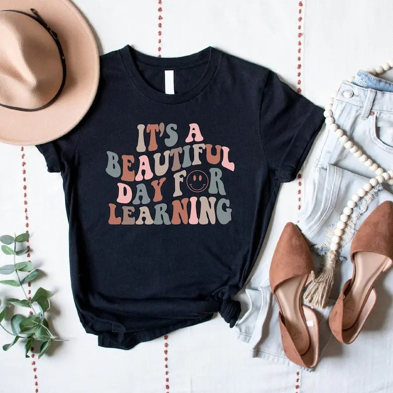 Funny Teacher Shirts, Teacher Smile Face Shirt, Teacher T Shirts, Retro Teacher Shirts Women, Kindergarten Teacher Shirt, Preschool Teacher