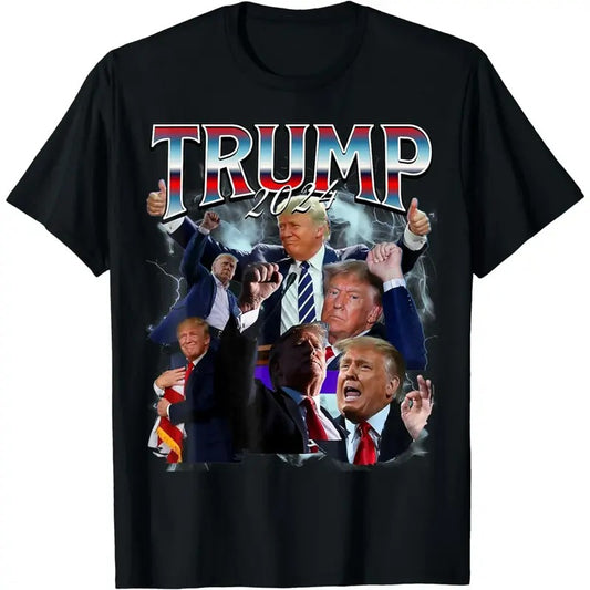 Funny Trump 2024 90s Trendy T-shirt, Gift For Fan T-Shirt, Unisex Cotton For Men Women