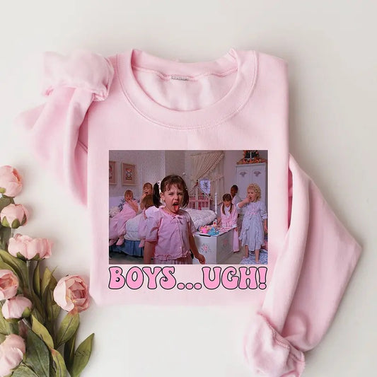 Funny Valentines Crewneck Sweatshirt, Hoodie, T-shirt, Valentines Day Shirt, Boys Ugh Shirt, Gift For Valentines Day, Retro Valentine Shirt, Groovy Valentine Sweater