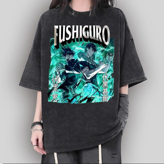 Fushiguro Shirt, Anime Lover Shirt, Anime JJK, Anime Manga Shirt, Izuku Anime Gift Men and Women T-shirt Casual Cotton Sweatshirt, Hoodie, Comfort Colors