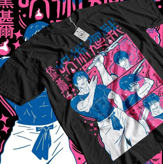 Fushiguro Toji T-shirt Jujutsu Kaisen Anime H-rr0r Gifts Short Sleeve All Size Menswear Top Sweatshirt, Hoodie, Comfort Colors