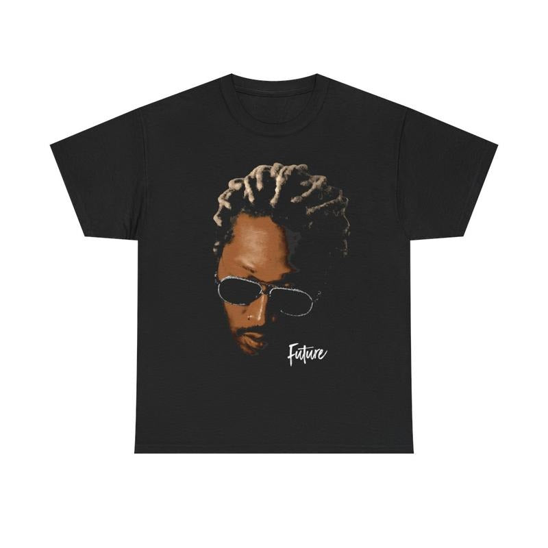 Future Inspired Vintage T-Shirt Rap Tee Concert Merch Rare Hip Hop Graphic Print Casual Classic Cotton Menswear Retro Top Comfy Tshirt Streetwear