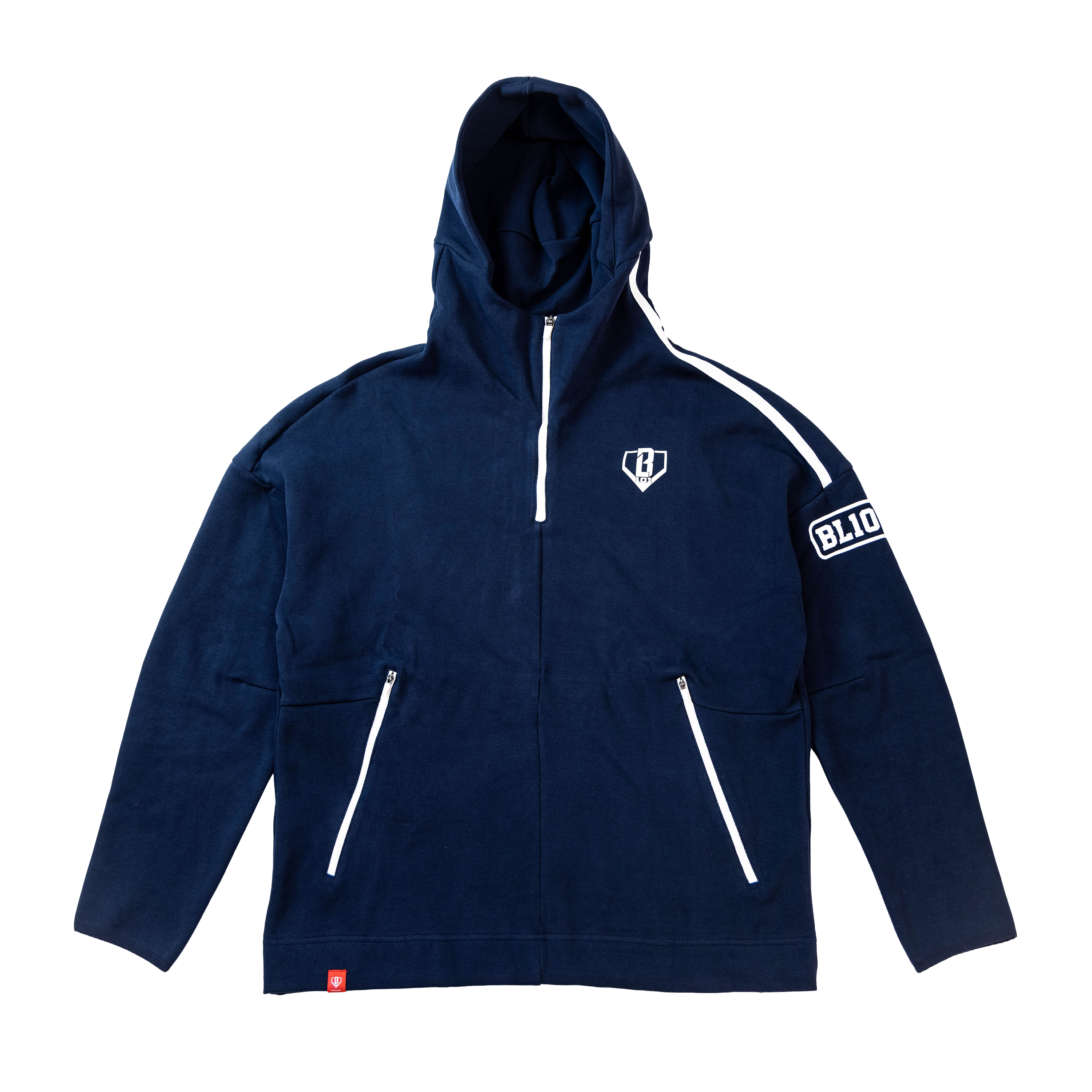 Game Day 1/4 Zip Hoodie - Navy T-Shirts, Sweatshirt | CoreVibeTees.com (Image 1)