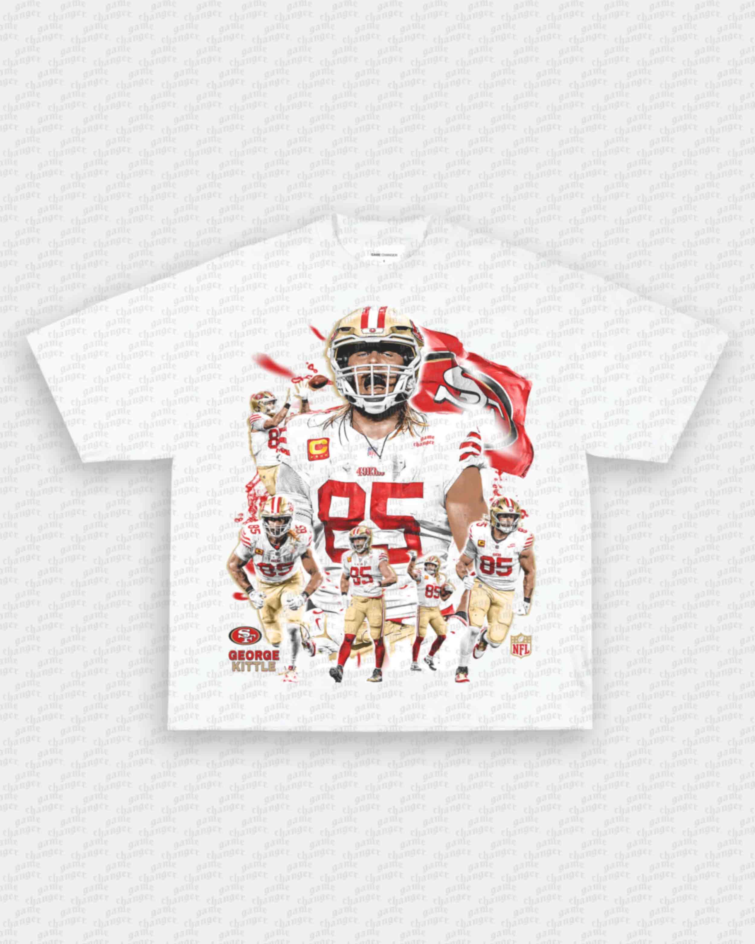 GEORGE KITTLE V2 TEE Hoodie, Sweatshirt | CoreVibeTees.com (Image 1)